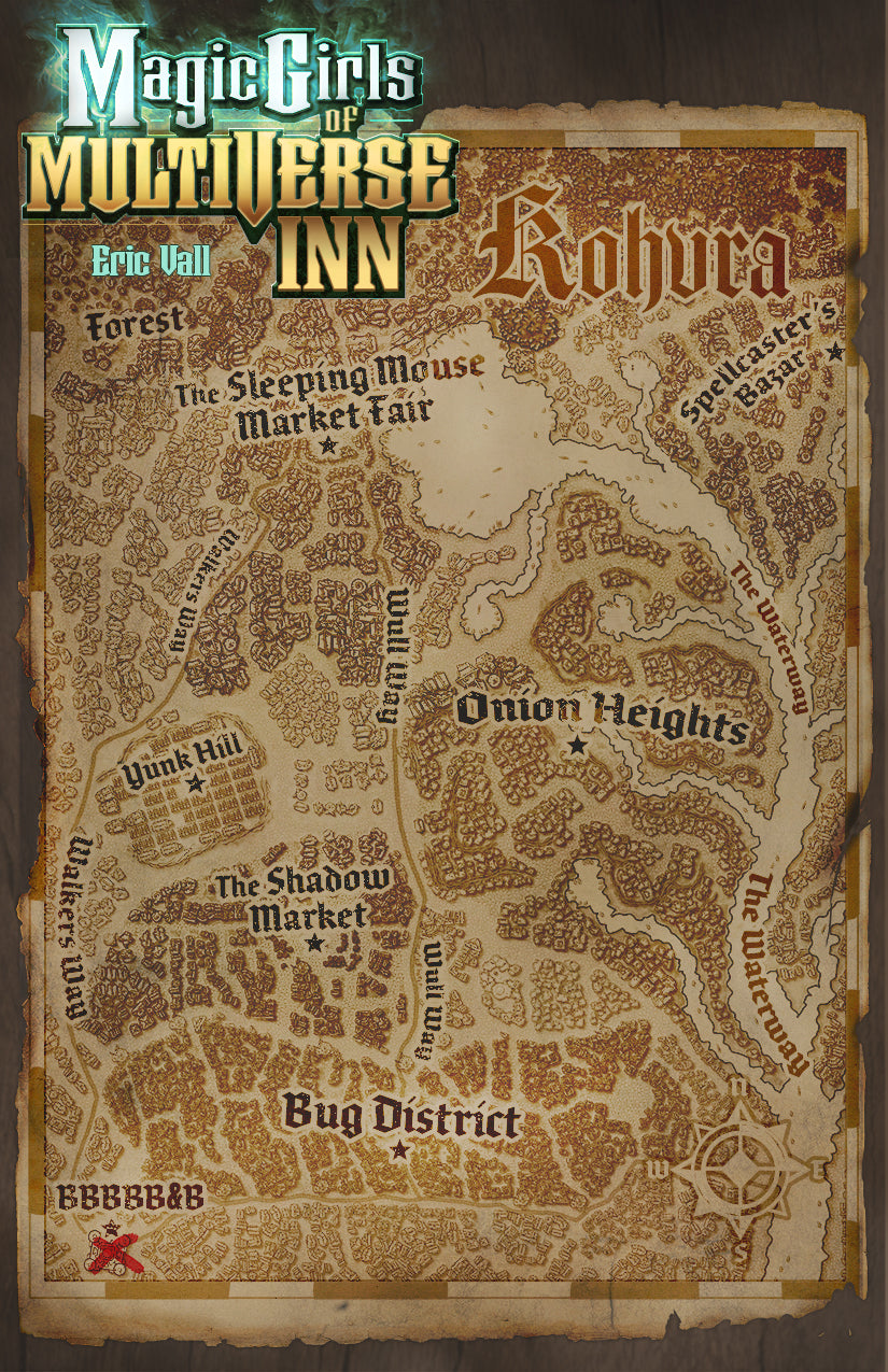 Magic Girl Map Magic Girls of Multiverse Inn by Eric Vall – Author Eric Vall