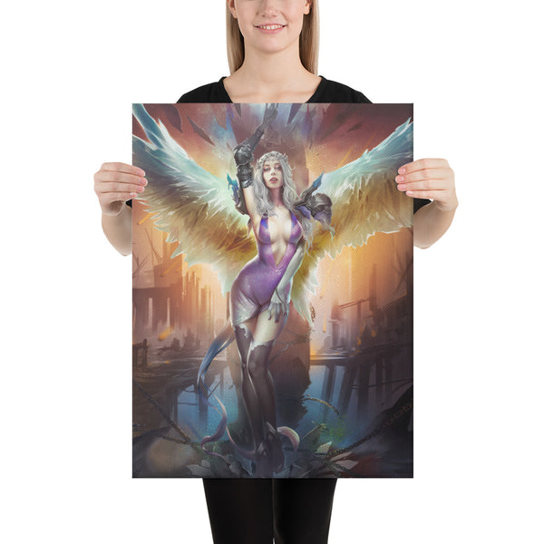 Canvas Print: Ruby the Elite Crystal Angel